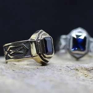 Ring of Lords Dwarfs of jewelry power ring. LTRO.  Talknie. Standard. Any size and stone color. Dwarves ring. Middle-. Magic ring