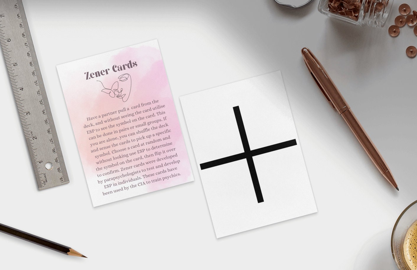 Pachamama Printable Zener Card Deck ESP Psychic Tool Intuitive Training ...