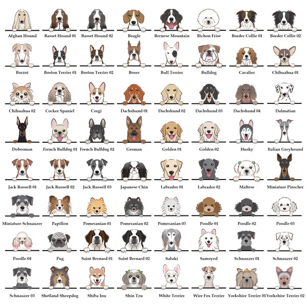 Dog Clipart - Etsy