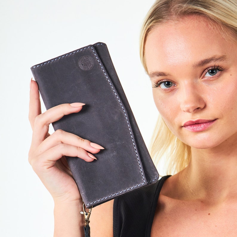 Women Wallet, Personalized Leather Wallet for Women, Camel, Womens