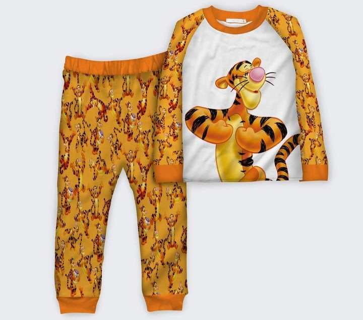 The Tigger Pajamas Set, Christmas The Tigger Movie Pajamas sold by Sari