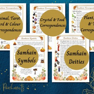 Samhain Grimoire: Pagan Sabbat Witch Book of Shadows Pages (PDF) Inc ...