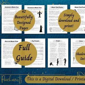 Ultimate Shadow Work Guide and Journal for Witches, Printable Grimoire ...