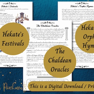 Hekate Grimoire Printable: Work with the Greek Goddess of Witches, Hecate Book of Shadows (PDF) image 4