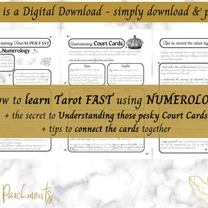 Tarot Card Cheat Sheets, Beginner Tarot Cards Complete Guide, Learn Tarot Fast, Printable Tarot Grimoire Pages, Tarot Card Meanings PDF image 2