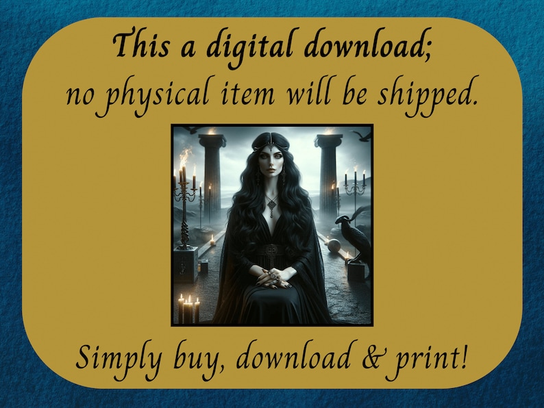 Hekate Grimoire Printable: Work with the Greek Goddess of Witches, Hecate Book of Shadows (PDF) image 10