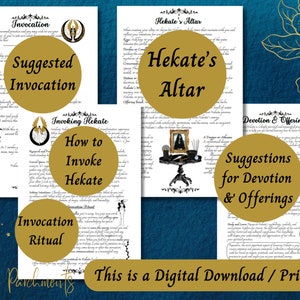 Hekate Grimoire Printable: Work with the Greek Goddess of Witches, Hecate Book of Shadows (PDF) image 3
