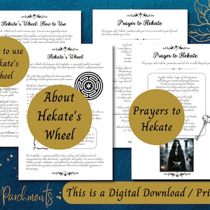 Hekate Grimoire Printable: Work with the Greek Goddess of Witches, Hecate Book of Shadows (PDF) image 6