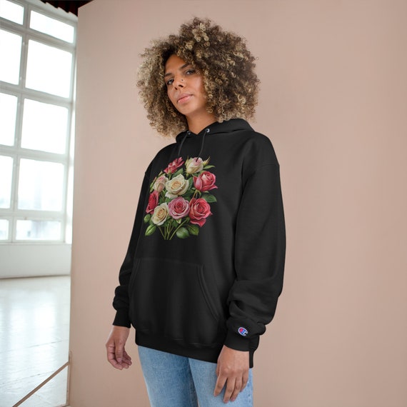 Floral champion hoodie new arrivals