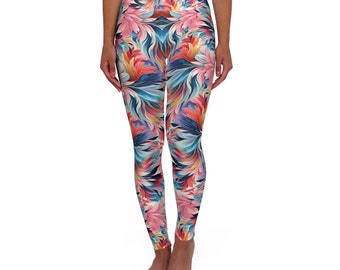 Leggings de yoga taille haute (AOP)