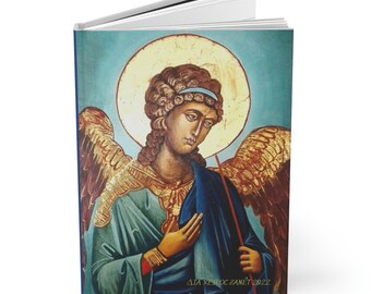 Archangel Michael Iconic Present Hardcover Journal