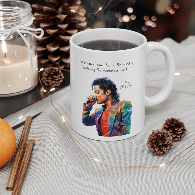 Michael Jackson Ceramic Mug 11oz image 1