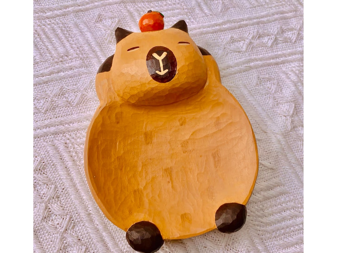 Cute Capybara Display Stand Desktop Decoration Gifts for Mom, Wooden ...