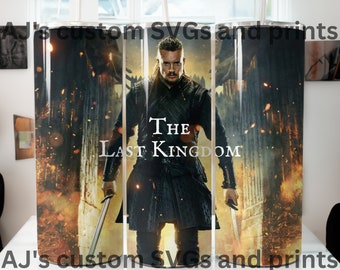 The Last Kindom 20oz skinny tumbler wrap/ Uhtred of Bebbenburg PNG/ Digital File/ Sublimation