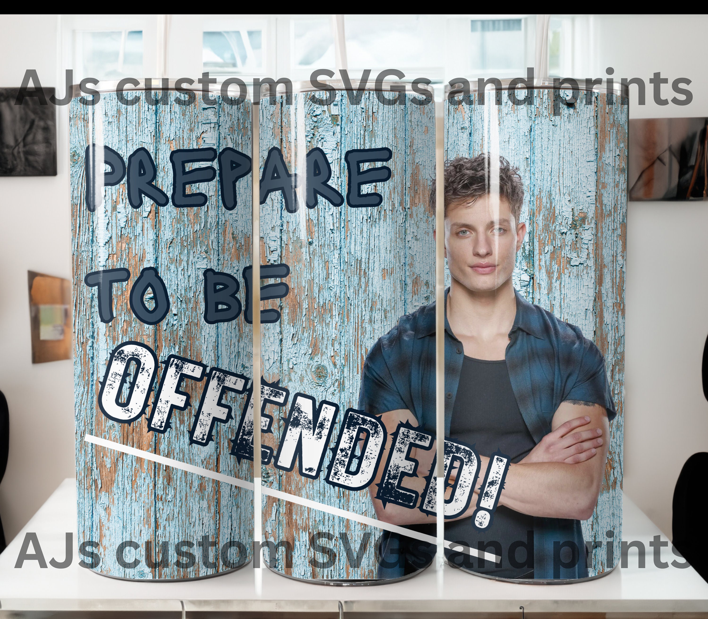 Matt Rife Fan Tumbler PNG print, 20oz skinny tumbler print, digital print, Prepare to be OFFENDED!