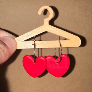 Heart Polymer Clay Earrings | Heart Earrings | Valentine’s Day Earrings | Love Earrings