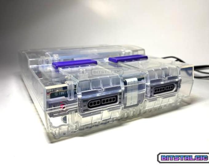 Custom Snes 101 Custom Super Nintendo SNES Console Crystal - Etsy