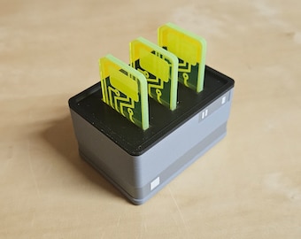 Conjunto de tres chips LD Isolinear con soporte