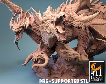 Tiamat | DND| TTRPG| Premium Quality  ECO Resin |  by Rescale Miniatures