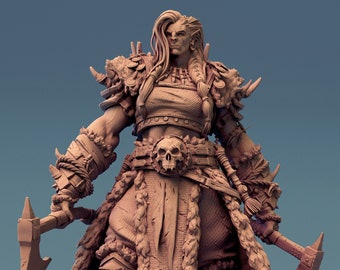 Ork Königin Drakka | DND| TTPR von Rescale Miniatures
