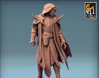 Tiamat Cultist Glance Back | DND| TTRPG| by Rescale Miniatures