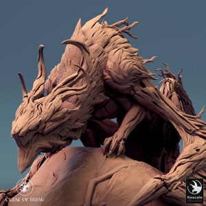 Briar Dragon | DND| TTRPG| Premium Quality  ECO Resin | by Rescale Miniatures