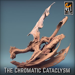 Tiamat Wyvern Attack | DND| TTRPG| by Rescale Miniatures