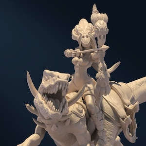 Doomrider Huntress Archer |TTRPG| NSFW| by Belksasar 3dprint
