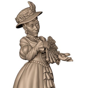 Assassine Maid |TRPG| Premium-Qualität ECO-Harz | von Menagerie Miniature