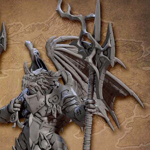 Comandante Drakvarr / DND / TTRPG / Resina ECO de primera calidad / por Artisan Guild