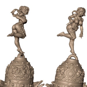 Kunoichi |TRPG| Premium-Qualität ECO-Harz | von Menagerie Miniature