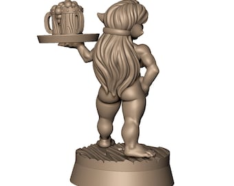 Goblin Female Wench |TTRPG| NSFW| by Menagerie Miniature