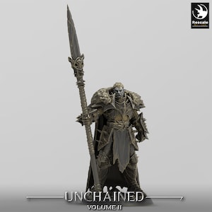 Unchained Commander Guard | DND| TTRPG| Premium Quality ECO Resin | by Rescale Miniatures