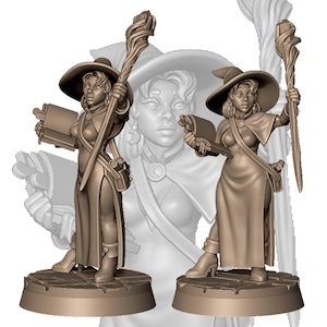 Witch |TTRPG| NSFW| Premium Quality ECO Resin | by Menagerie Miniature