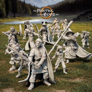 Fellowship of the Prints | DND| TTRPG| Premium Quality ECO Resin | by The Printing Goes Ever On