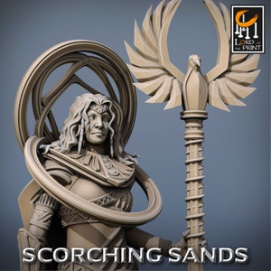 Egyptian Princess | DND| TTRPG| Premium Quality ECO Resin | by Rescale Miniatures