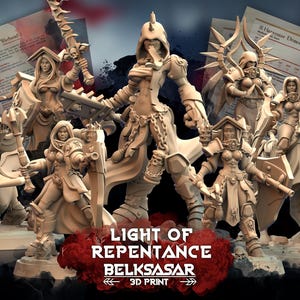 Light of Repentance Release  Bundle  |TTRPG| NSFW| Premium Quality ECO Resin | by Belksasar 3dprint