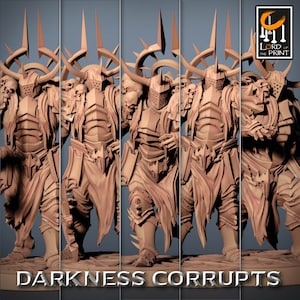 Darknight Axe | DND| TTRPG| Premium Quality ECO Resin | by Rescale Miniatures