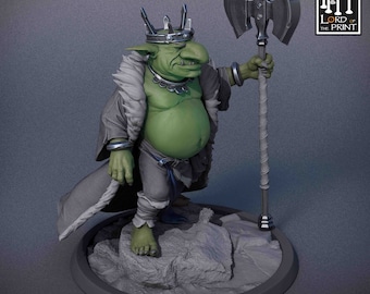 Goblin KING | Premium Quality  ECO Resin | by Rescale Miniatures