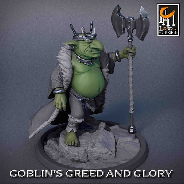 Goblin KING | Premium Quality  ECO Resin | by Lord of the Print