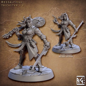 Tiefling Barde | DND| TTPR Premium-Qualität ECO-Harz | von Artisan Gilde