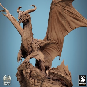 Legendary Bronze Dragon Door | DND| TTRPG| Premium Quality ECO Resin | by Rescale Miniatures