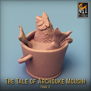Fish Bucket | DND| TTRPG| Premium Quality ECO Resin | by Rescale Miniatures