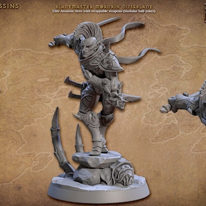 Mordrin Duskblade | DND| TTRPG| Premium Quality  ECO Resin | by Artisan Guild