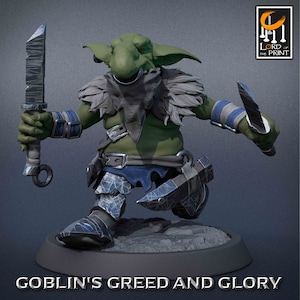 Random Goblins | DND| TTRPG| Premium Quality  ECO Resin | by Rescale Miniatures
