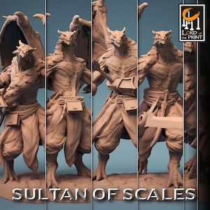 Drachenblut Solider | DND| TTPR Premium-Qualität ECO-Harz | von Rescale Miniatures