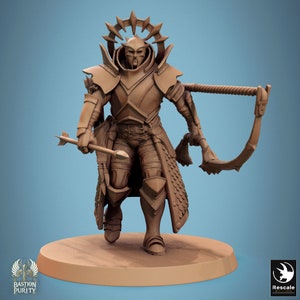 Bastion Archer Big Bow Walk | DND| TTRPG| Premium Quality  ECO Resin | by Rescale Miniatures