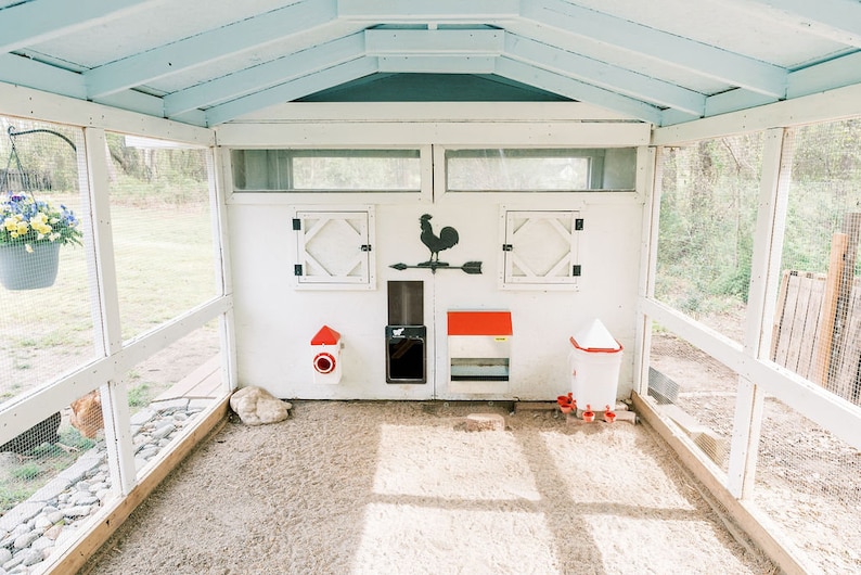 Chicken Coop & Run Enclosure Building Plans Secure Backyard Etsy Canada