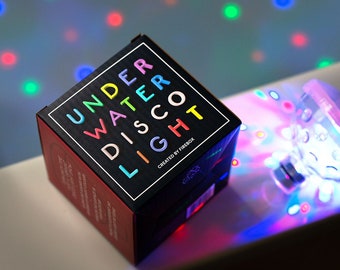 Unterwasser Disco Licht I Disco Licht I Gadget I Pool Gadget I Poolparty I Geschenk für Kinder I Badezimmer I Geschenkidee I Wasser Gadget