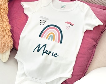 Personalisierbarer Baby Body mit Name I Baby Body Mädchen Junge I Geschenk zu Geburt I Babyparty Geschenke I Geschenk für Babys I Baby Body